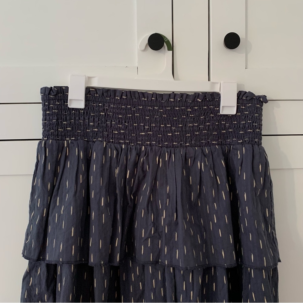 Universal Thread Blue Pull On Smocked Tiered Skir… - image 4